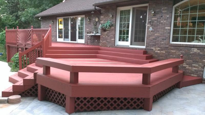 Deck Staining and Repairs