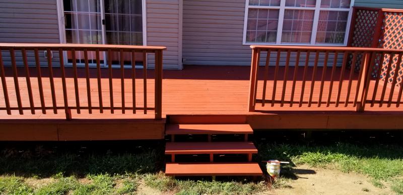 Deck Staining and Repair